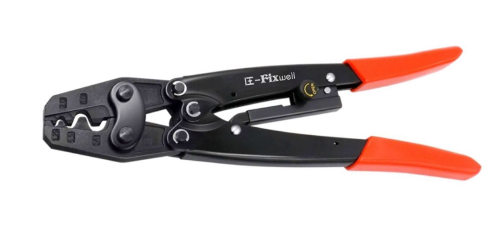Fixwell hand crimping tool with insulated grips
