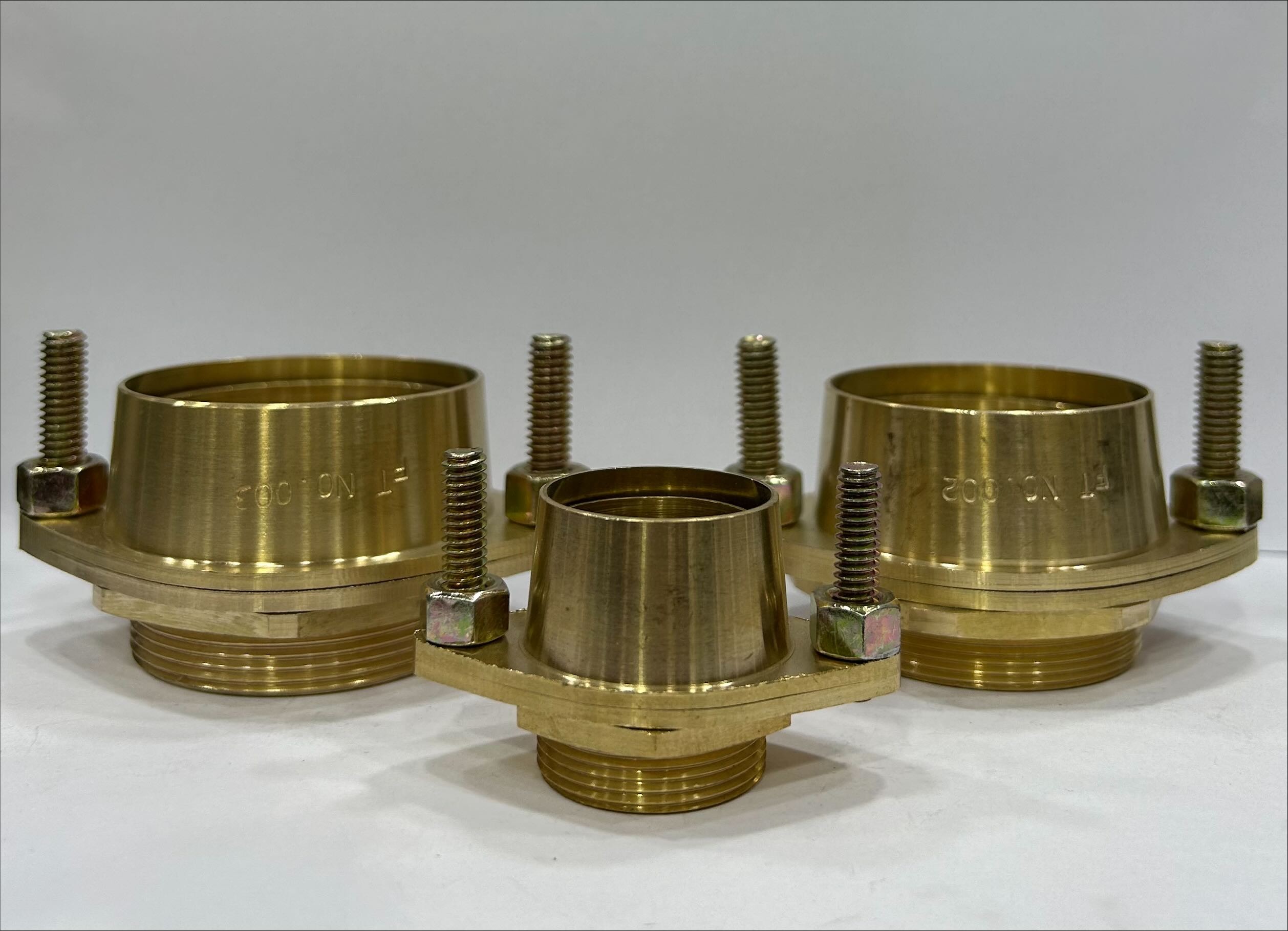 Fixwell flange type brass cable glands